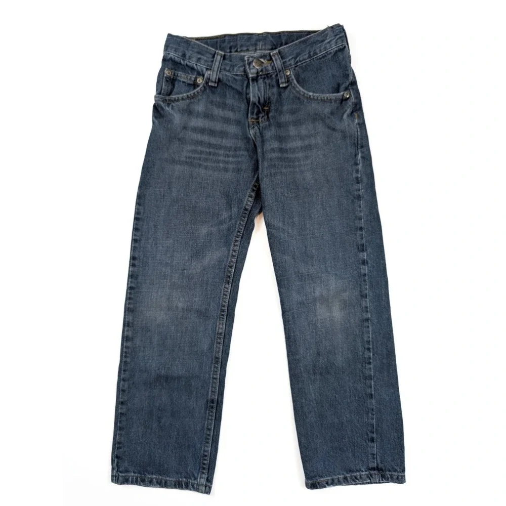 Lee Premium Select Regular Fit Straight Leg‎ Blue Denim Wash Jeans Boy's Size 10